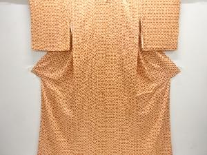 花亀甲模様小紋着物